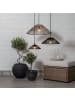 STAR Trading Outdoor Lampenschirm ,Vide' in Rattan-Optik, schwarz