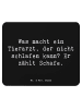 Mr. & Mrs. Panda Mouse-Pad Spruch Tierarzt Schafzählen mit Spruch in Schwarz
