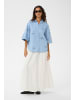 Soaked in Luxury Langarm - Hemd SLAdelita Baggy fit in Light Blue Denim