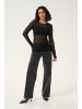 Kaffe T-shirt KAlinda Slim fit in Black Deep