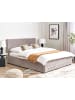 Beliani 2-tlg Doppelbett AMIENS in Beige