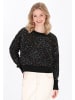 myMo Women Sweater in black melange