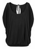 LASCANA Strandshirt in schwarz