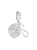GNOCE Sterling Silber Lebensbaum Charm Zirkonia