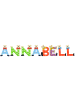 Playshoes Deko-Buchstaben "ANNABELL" in bunt