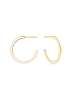 Ania Haie Creolen White Enable Hoop in gold-weiß