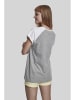 Urban Classics Urban Classics Damen Ladies Contrast Raglan Tee in grey/white