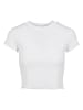 Urban Classics Cropped Tees in white