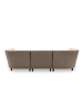 58 aufm Kessel GARTENLOUNGE Sofa 3-Sitzer Brandie 279x77x103 mit Outdoorbezug braun