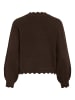 Vila Strickpullover in Coffee Bean