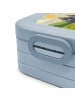 Mr. & Mrs. Panda Bento Box Einhorn Bergsteiger Design ohne Spruch in Blau Pastell