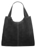 Forty degrees Shopper echt Leder in schwarz