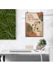 Mr. & Mrs. Panda Wandbild Wohnungsschlüssel Boho Design mit Spruch in Weiß