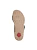 Tamaris Comfort-Ledersandalen Salbei-Wildleder