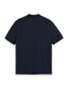 Scotch & Soda Poloshirt 'CORE LOGO PIQUE POLO' in dunkelblau