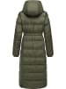 ragwear Steppmantel Niara Long in Dark Olive