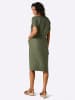 creation L Sommerkleid in khaki-meliert