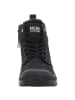 Palladium Schnürstiefelette in schwarz