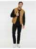 Threadbare Steppweste THB Jacket Gilet Hunnigan in camel