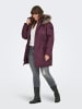 ONLY Carmakoma Langer Parka in Mauve Wine