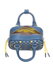 DuDu Woven Handtasche Leder 20.5 cm in denim blue