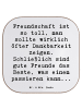 Mr. & Mrs. Panda Glasuntersetzer Spruch Dankbarkeit für Freundsc... in Weiß