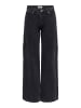 ONLY Jeans mit weitem Bein in Washed Black