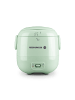 Reishunger Mini Reiskocher mit Keramikinnentopf, 120W, 0,3l, Salbeigrün