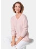 GOLDNER Basicpullover mit V-Ausschnitt in puder