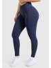 SMILODOX Leggings Cetrina Scrunch in Marineblau