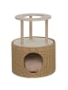 MCW Katzenbett Q59, Natur, Kissen beige