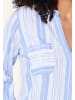Linga Dore Linga Dore Shortama set in Blaue Streifen