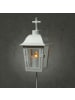 MARELIDA Laterne mit weißer Mini LED Kerze mit Sensor Grablaterne H: 51cm in weiß