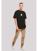F4NT4STIC Oversize T-Shirt Pinocchio Maybe Tomorrow in schwarz