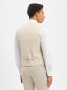 CG Anzugweste in melange beige - 0001