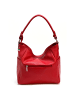 Florence Florence Schultertasche Leder rot ca. 37cm