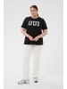 KAFFE curve T-Shirt kurzarm KClucie Regular fit in Black Deep