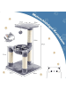 COSTWAY Kratzbaum 64cm in Grau