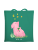 Mr. & Mrs. Panda Tote Bag Schwein Glück ohne Spruch in Mint