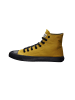 ethletic Canvas Sneaker Black Cap Hi Cut in Mustard Yellow P | Jet Black