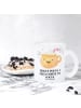 Mr. & Mrs. Panda Teetasse Kaffee Gespenst mit Spruch in Transparent