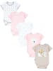 TupTam Mädchen Baby Body Kurzarm 5er Pack in rosa Modell 1