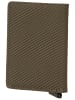 Secrid Geldbörse Slimwallet Carbon in Khaki