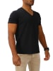 Joe Franks Joe Franks Joe Franks Herren Basic T-Shirt V-Neck in black