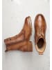 LLOYD Schnürboots mit tiefem Reißverschluss in BRAUN