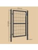 SONGMICS Gartentor Patya in Grau - (B)106 x (H)200 x (T)6 cm