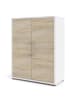 ebuy24 Aktenschrank Prisme Weiß 89 x 40 cm
