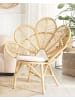 Beliani 2-tlg Sessel FLORENTINE in Braun/Beige