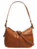 SPIKES & SPARROW Umhängetasche echt Leder in cognac