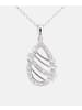 Diamant L'éternel Halskette mit Anhänger aus 375 Weißgold mit Diamant